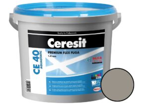 Spárovací hmota Ceresit CE 40 cementově šedá 5 kg CG2WA CE40512